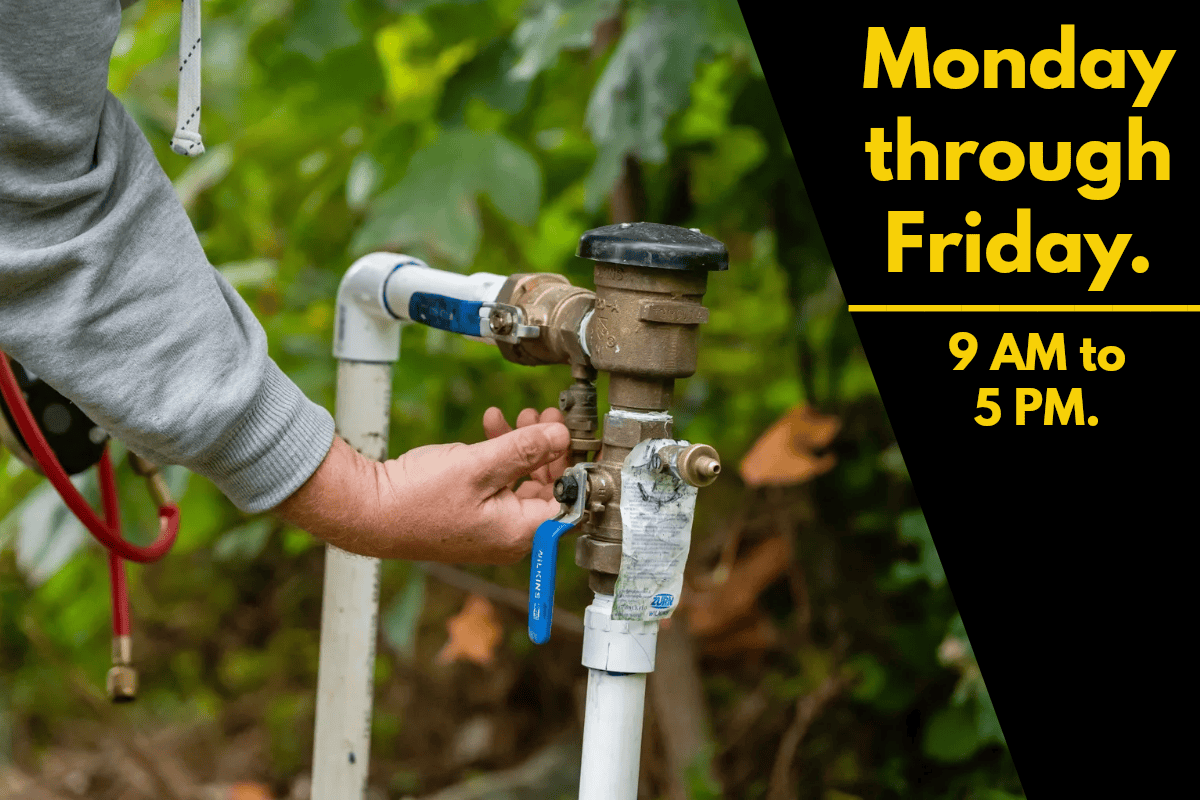 Hand adjusting outdoor irrigation water valve